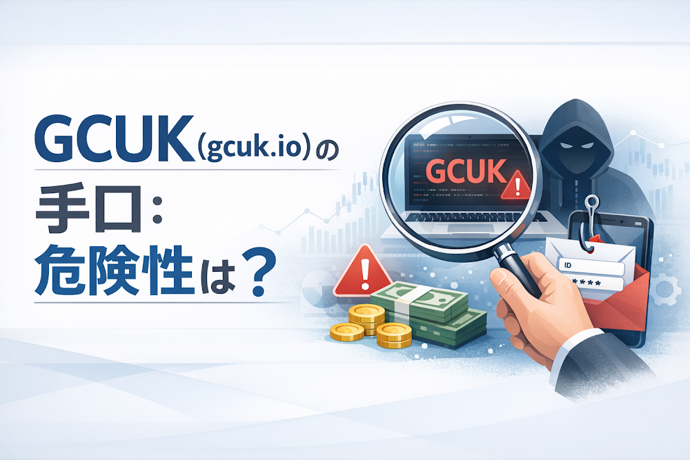 GCUK（gcuk.io）の手口：危険性は？