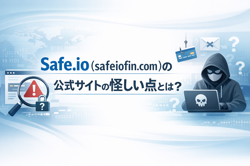 Safe.io（safeiofin.com）の公式サイトの怪しい点とは？