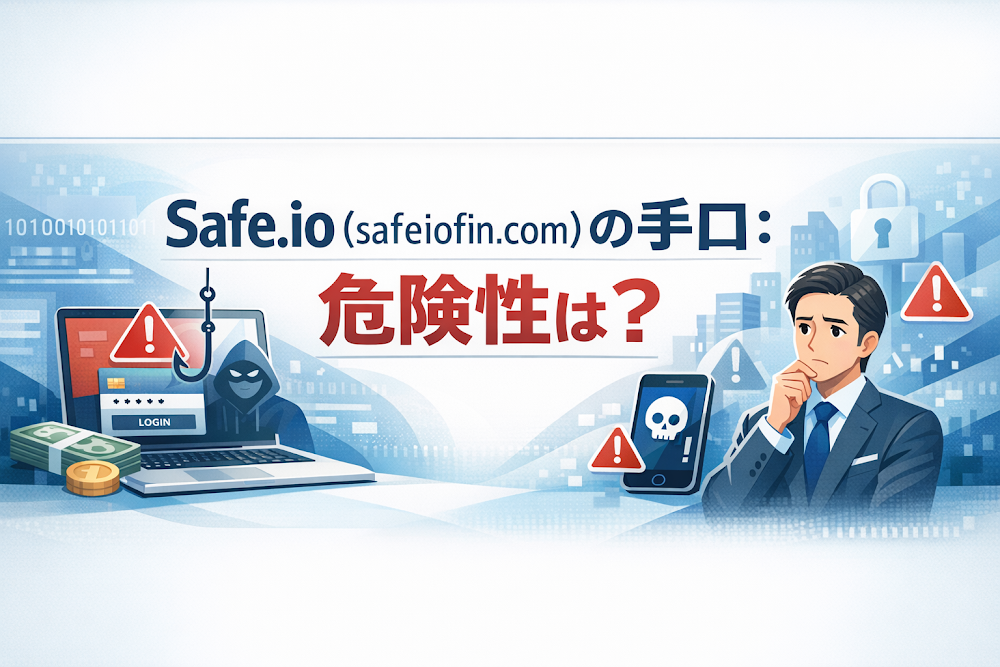 Safe.io（safeiofin.com）の手口：危険性は？