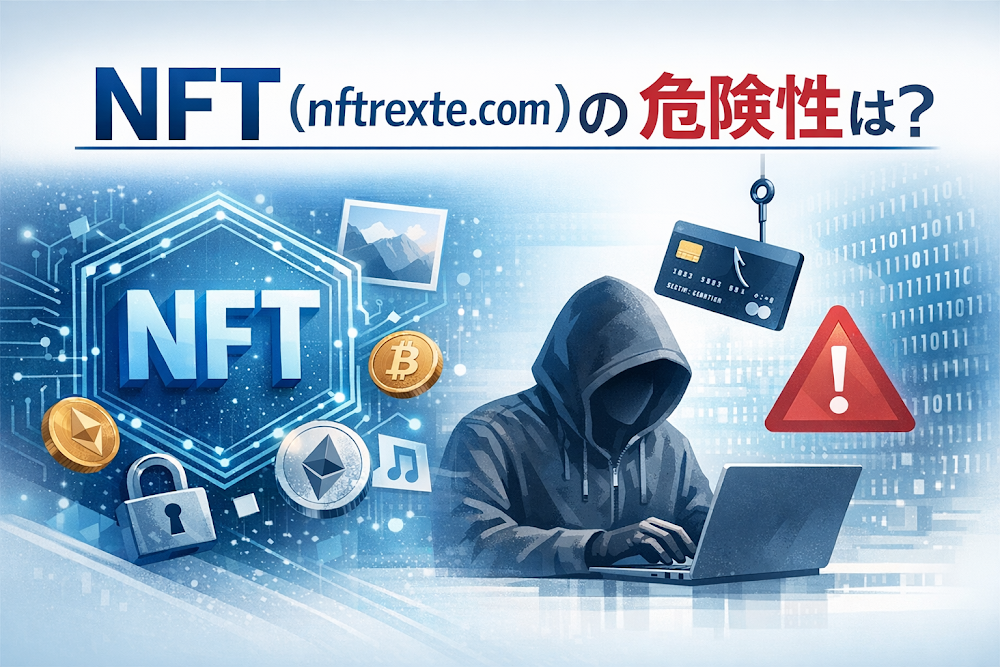 NFT（nftrexte.com）の手口：危険性は？
