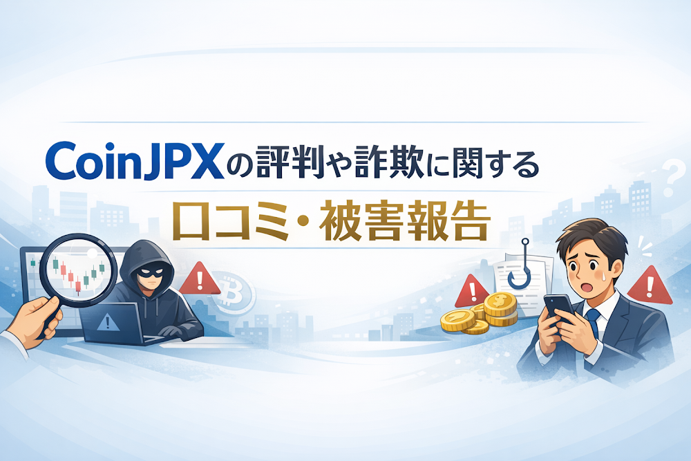 CoinJPXの評判や詐欺に関する口コミ・被害報告