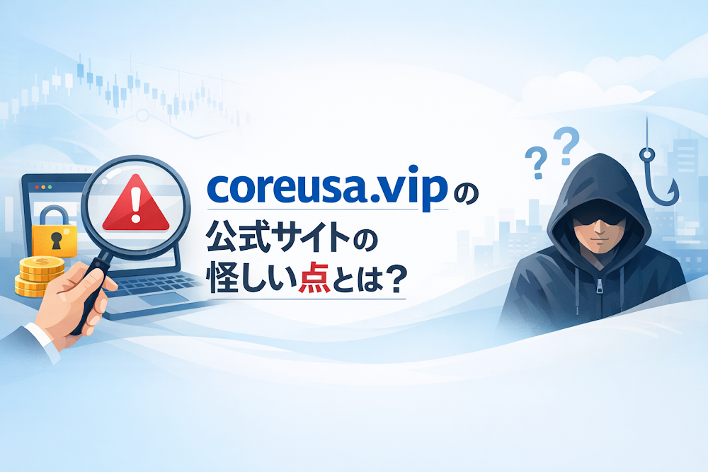 coreusa.vipの公式サイトの怪しい点とは？