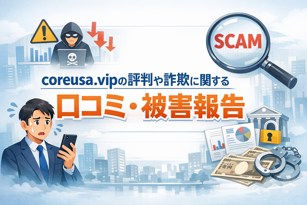 coreusa.vipの評判や詐欺に関する口コミ・被害報告
