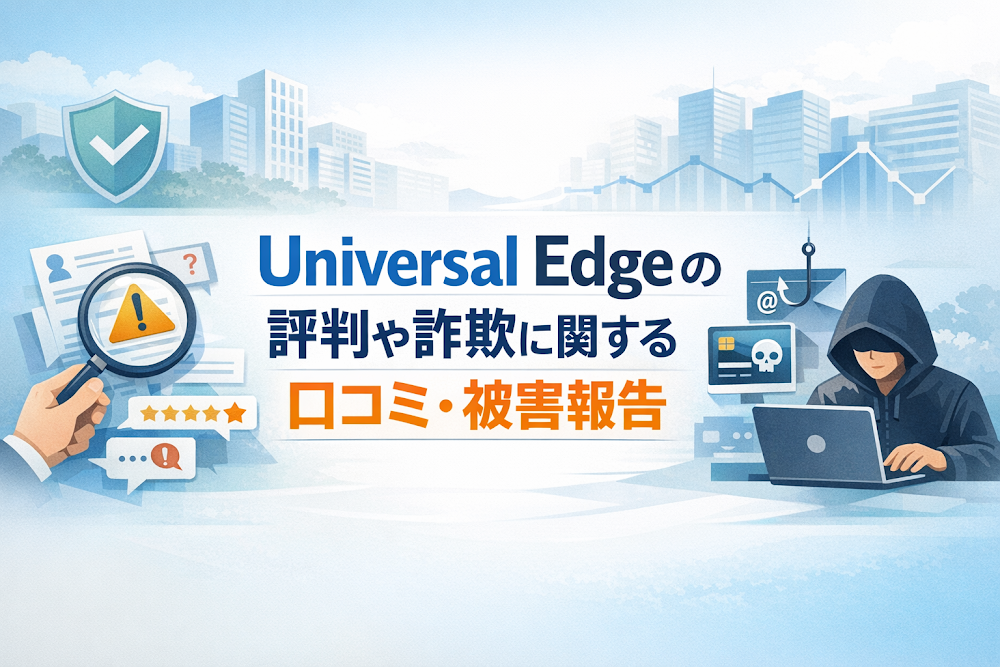 Universal Edge(universal-edge.net)の評判や詐欺に関する口コミ・被害報告
