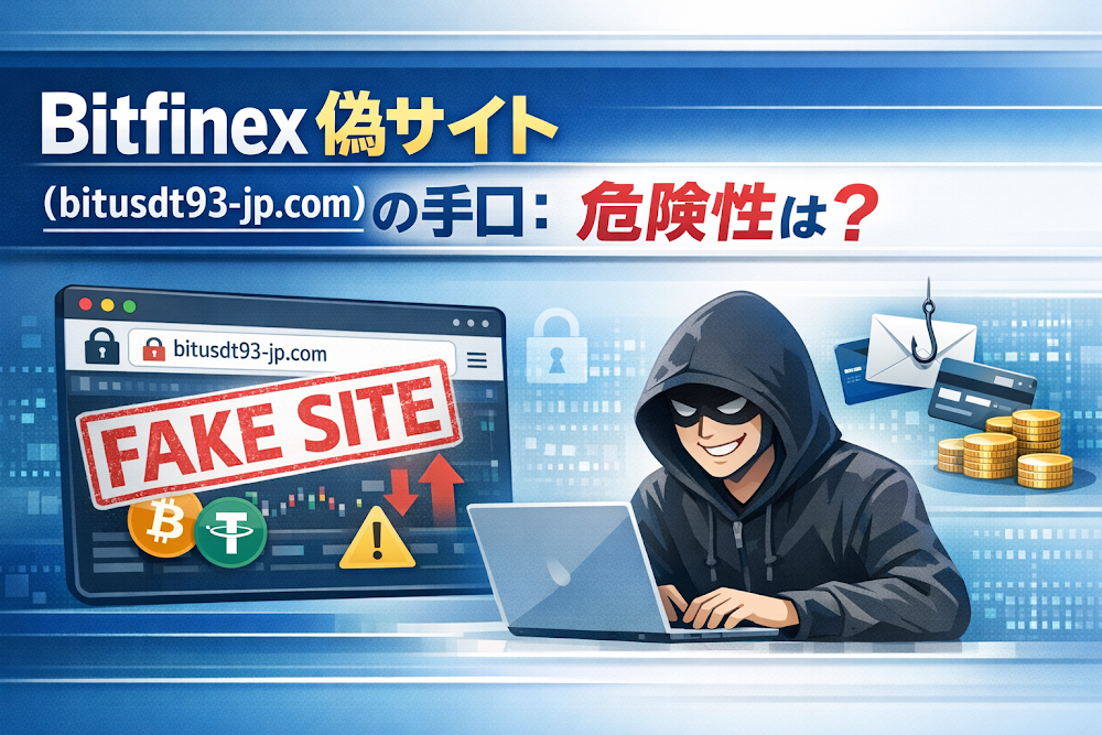 Bitfinex偽サイト(bitusdt93-jp.com)の手口:危険性は?