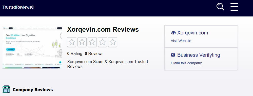 Xorqevinの評判や口コミはほとんど確認できない