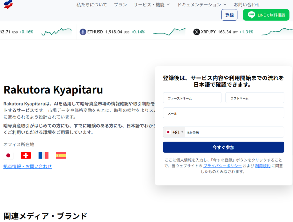 Rakutora Kyapitaruとは?