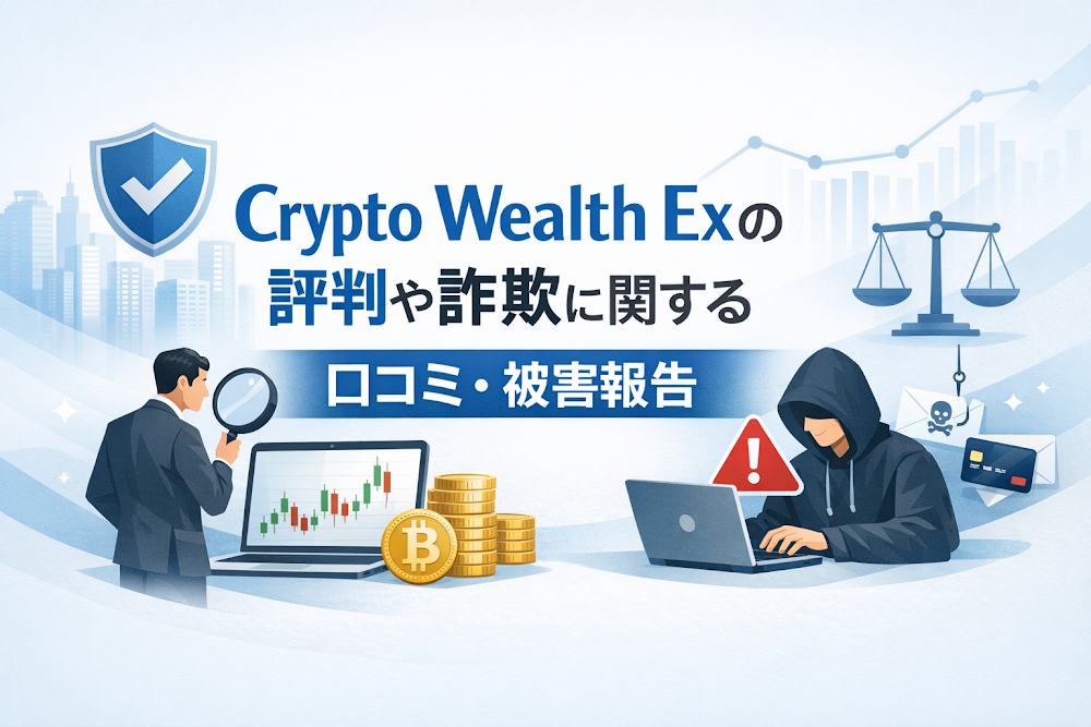 Crypto Wealth Exの評判や詐欺に関する口コミ・被害報告