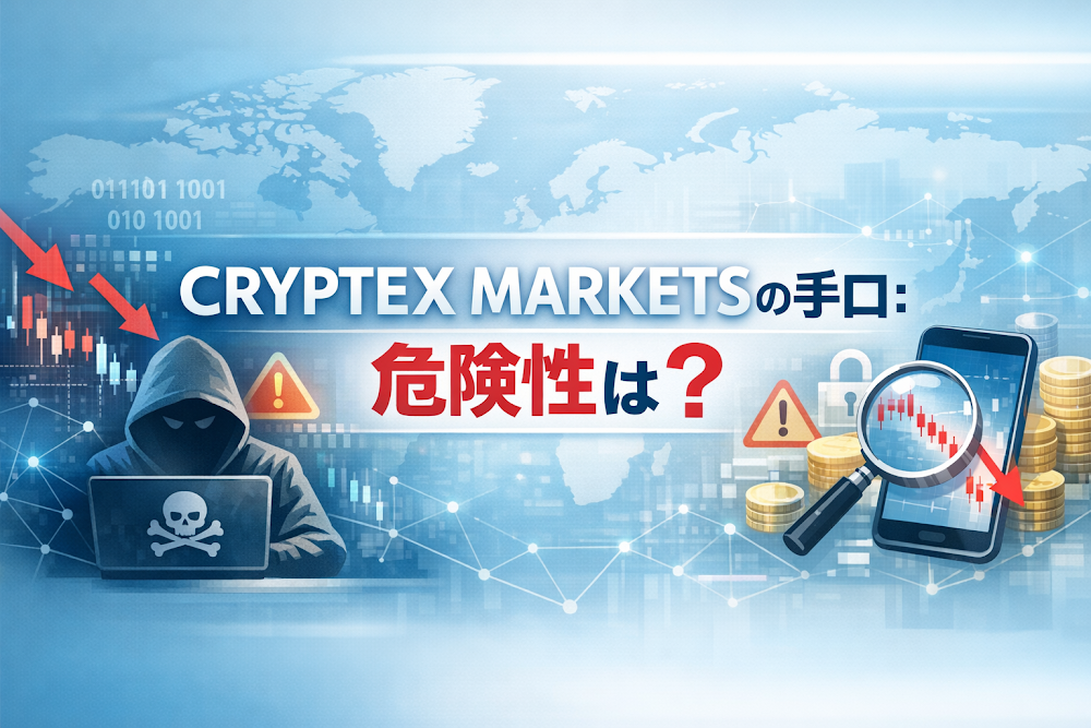 CRYPTEX MARKETSの手口:危険性は?