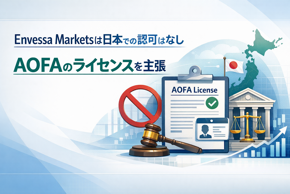 Envessa Marketsは日本での認可はなし AOFAのライセンスを主張