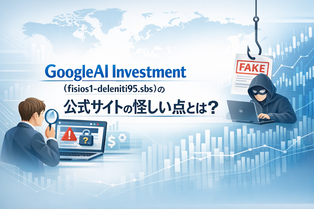 GoogleAI Investment(fisios1-deleniti95.sbs)の公式サイトの怪しい点とは?