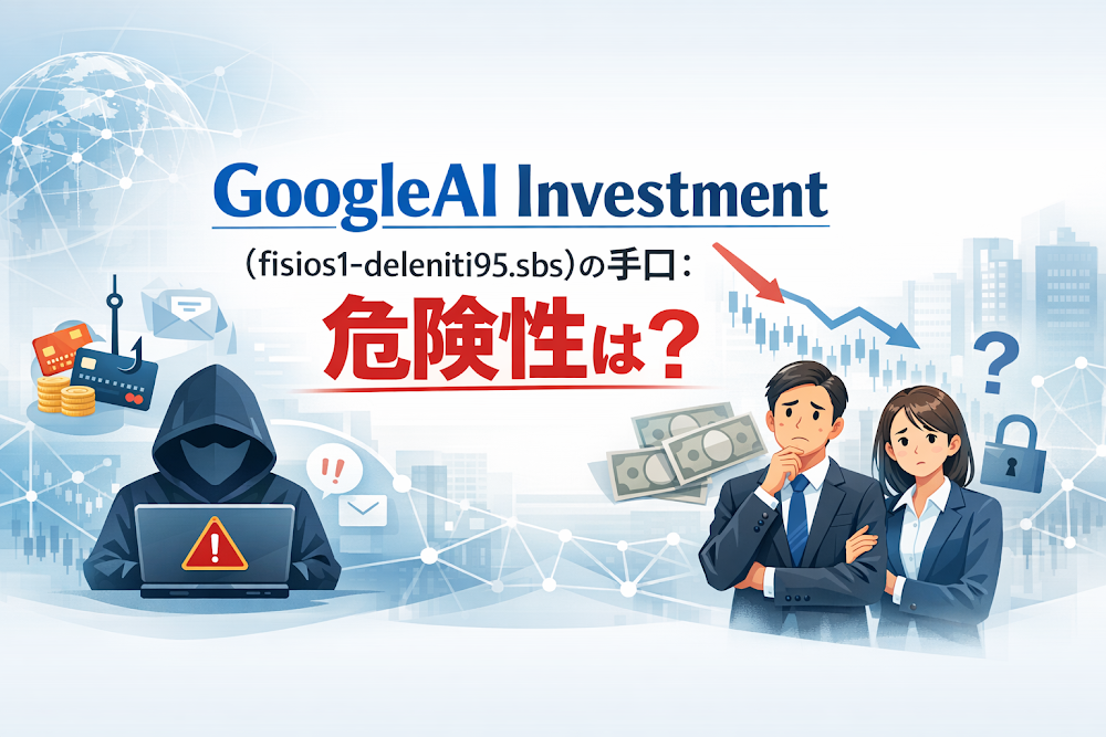 GoogleAI Investment(fisios1-deleniti95.sbs)の手口:危険性は?