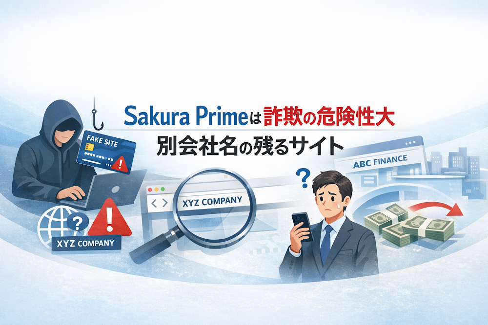 Sakura Primeは詐欺の危険性大 別会社名の残るサイト