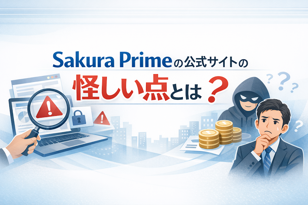 Sakura Primeの公式サイトの怪しい点とは?