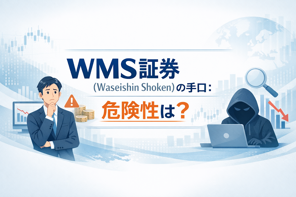 WMS証券(Waseishin Shoken)の手口:危険性は?